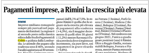 Corriere Romagna Pagamenti Imprese
