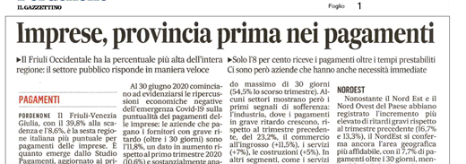 CRIBIS 20200825 Ilgazzettino