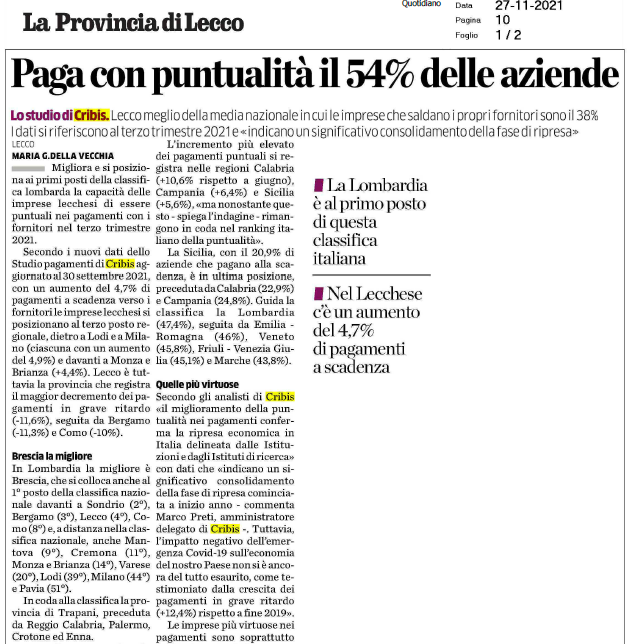 Pagamenti Lecco