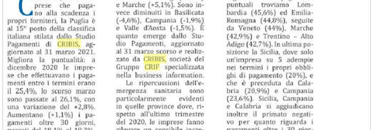 CRIBIS 210601 IL MATTINO DI FOGGIA